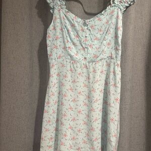 GAP Light Blue Floral Dress